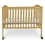 Thumbnail: Baby 2-In-1 Wooden Crib Convertible Crib to Toddler Bed with 3 Level Mattress Bo