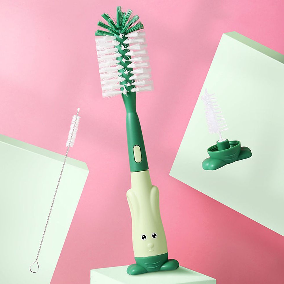 Thumbnail: Bottle Cleaner Handheld 360 Degree Rotation Bottle Cleaning Brush Baby Bottle Br