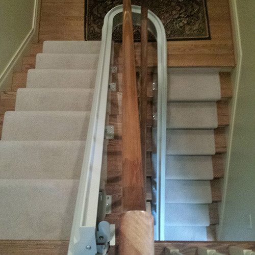 Curved Stairlift System 180 Degree Turn mobilityconnection Curved Stairlift System 180 Degree Turn mobilityconnection