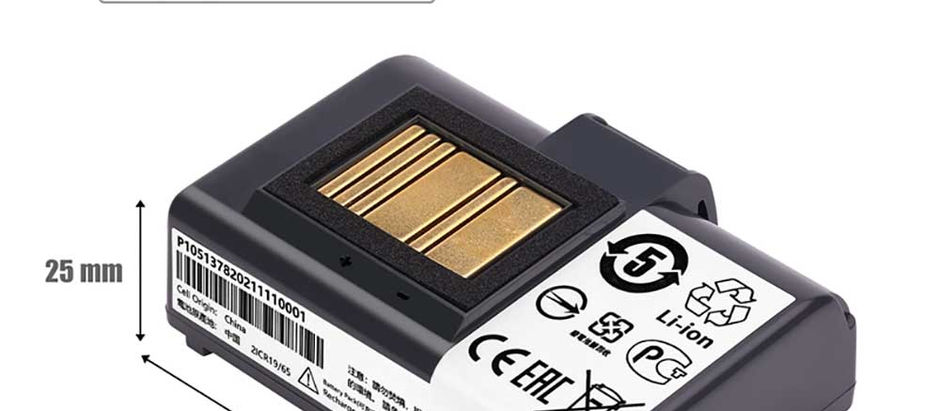 2600mAh Zebra P1031365-025 Drucker Akku passend für Zebra QLN220