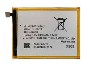 2300mAh/8.74WH 3.8V BL-23CX Akku für Infinix X509/Zero 2 BL-23CX