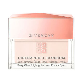 L Intemporel Blossom Soin Lumi. Givenchy. Crema antifatiga para ojos y cara. Reaviva tus ojos y tu complexión con este verdadero prisma de luz que se desvanece y muestra signos de fatiga. Se aplica en todo el rostro o en los toques de luz, aumenta el brillo de la zona seleccionada e ilumina la piel. Con un tono rosado fresco y natural.