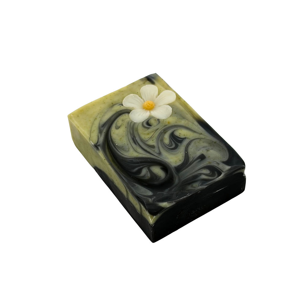 Thumbnail: Handmade Vegan Soap Rosemary Tea Tree Green 105g