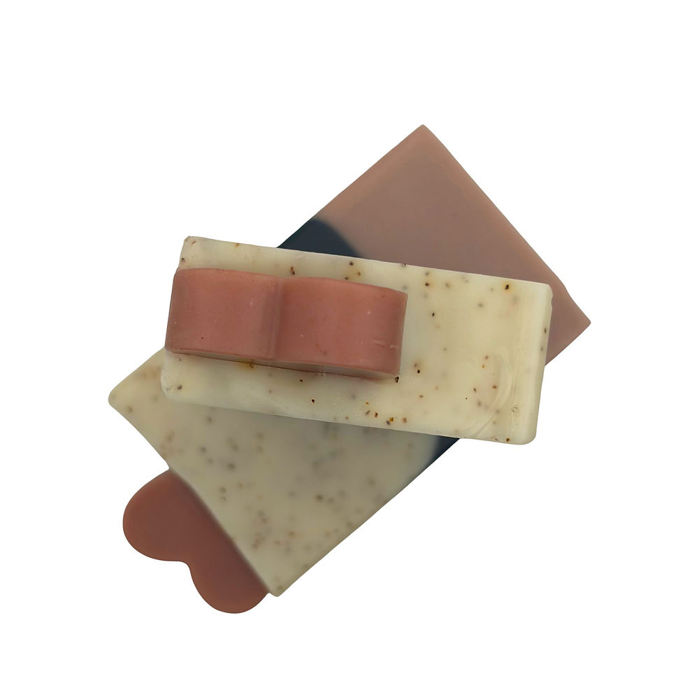 Thumbnail: Handmade Vegan Exfoliating Soap Bar Lemon Black Pepper 100g