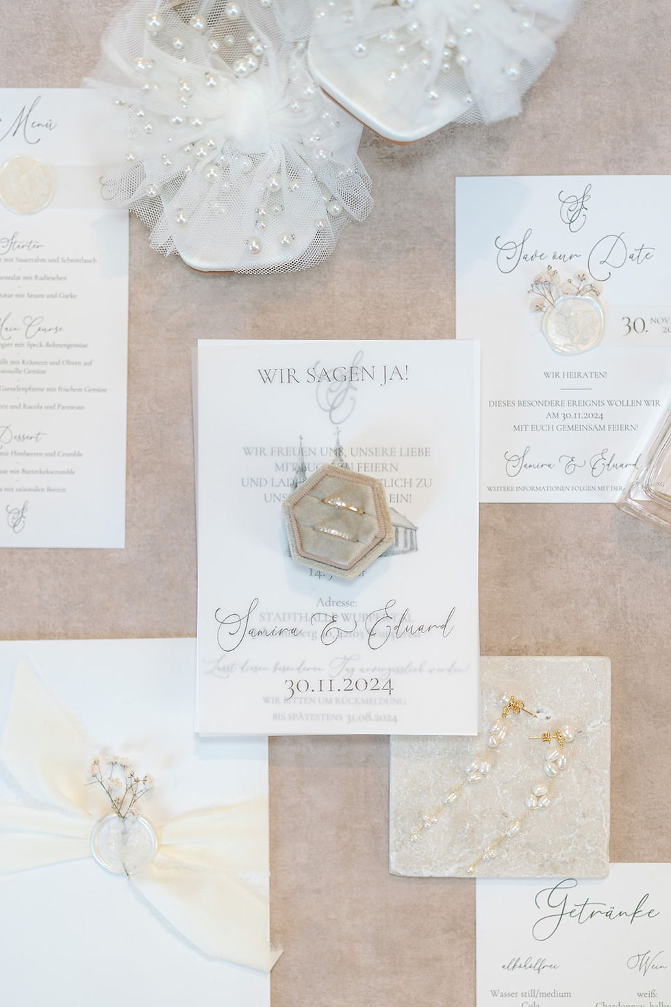 Hochzeitspapeterie im Fine Art Wedding Style