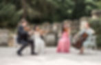Astoria Streichquartett spielt Musikstücke bei einer Freien Trauung