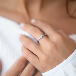 Muttermilchring als Hochzeitsgeschenk für die Braut