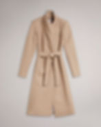 Wintermantel in Camel