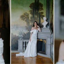 Elegantes Brautkleid für eine Schlosshochzeit