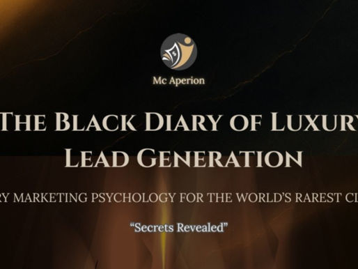 The Black Diary of Luxury Lead Generation