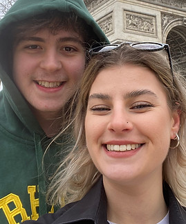 Our youngest daughter Charlotte and her partner Hugo