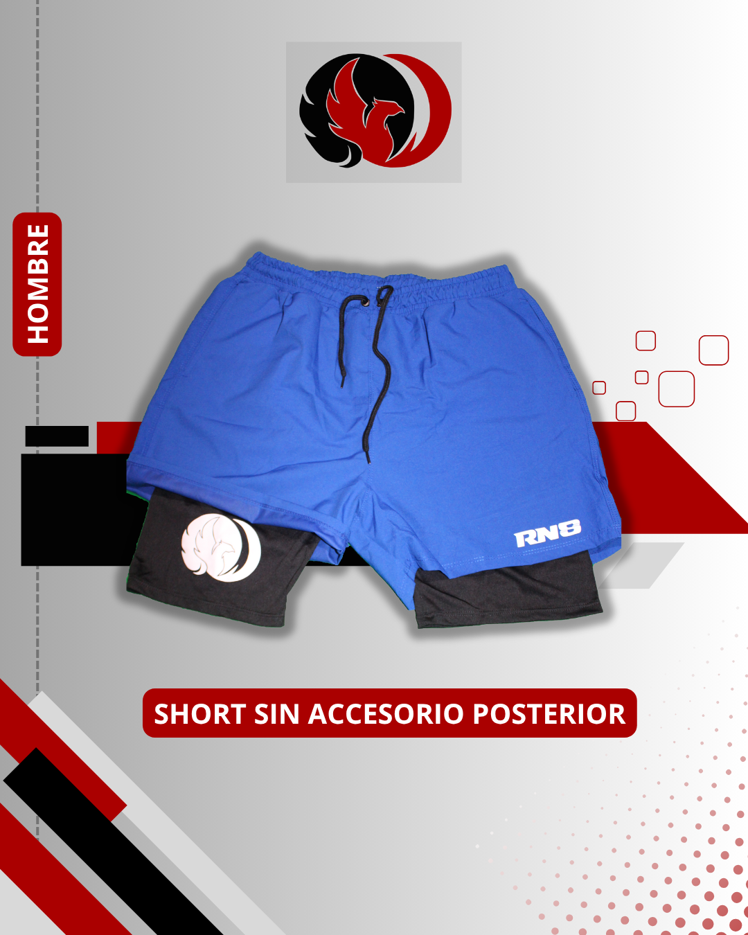 SHORT CON ACCESORIO POSTERIOR