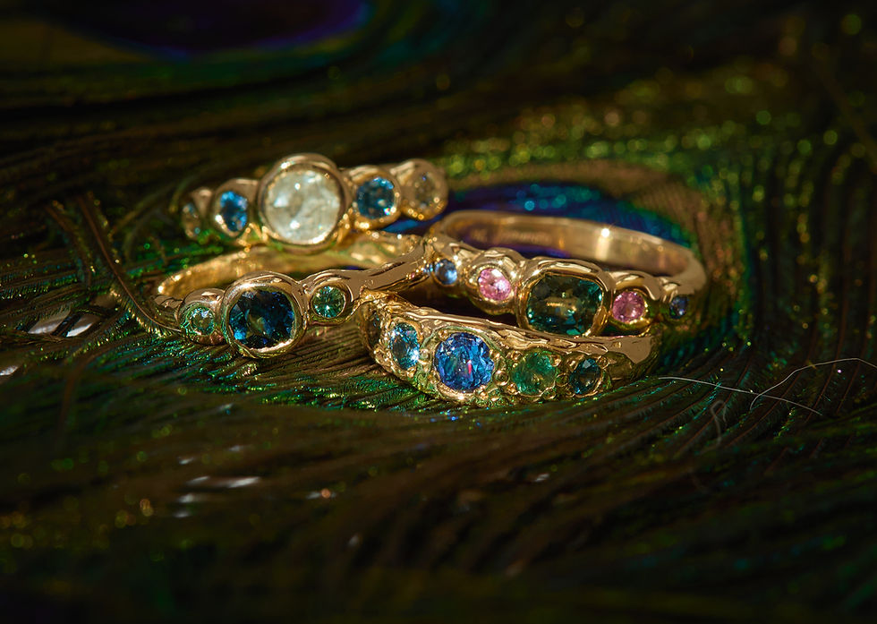Madge Marion by Johanna Brierley - Gold gemstone rings.jpg
