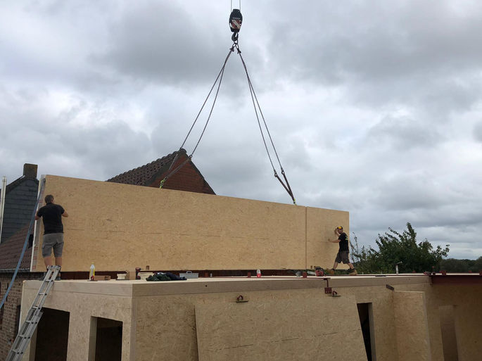Optopping houtmassiefbouw door Wood & Build in Bellingen