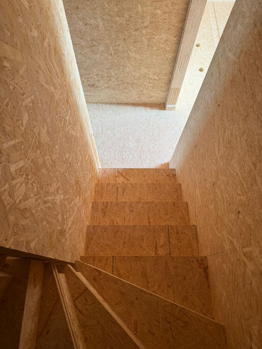 Appartement houtmassiefbouw MAGNUMBOARD door Wood & Build in Oostende