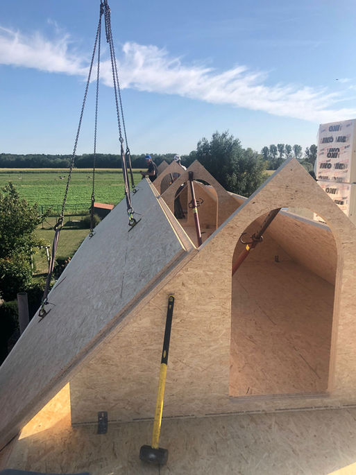 Optopping houtmassiefbouw door Wood & Build in Bellingen