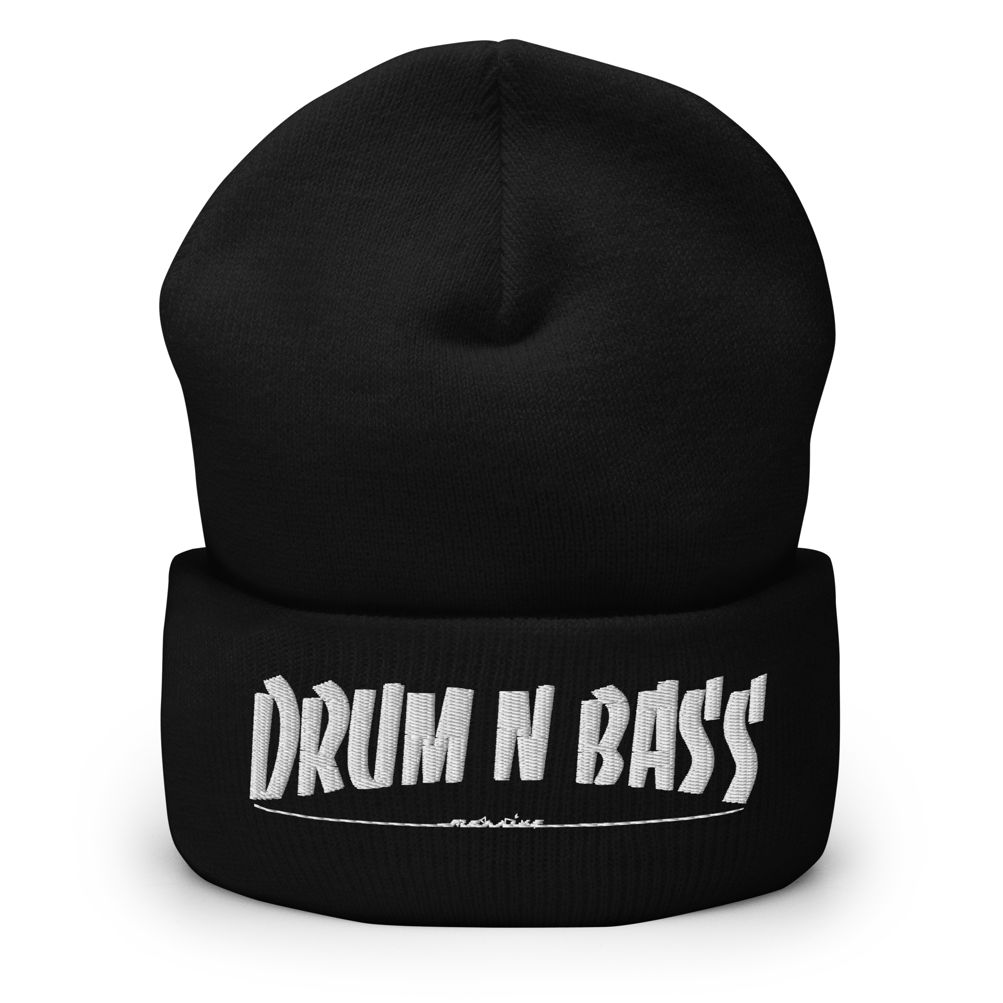 Skate DnB Cuffed Beanie - Black