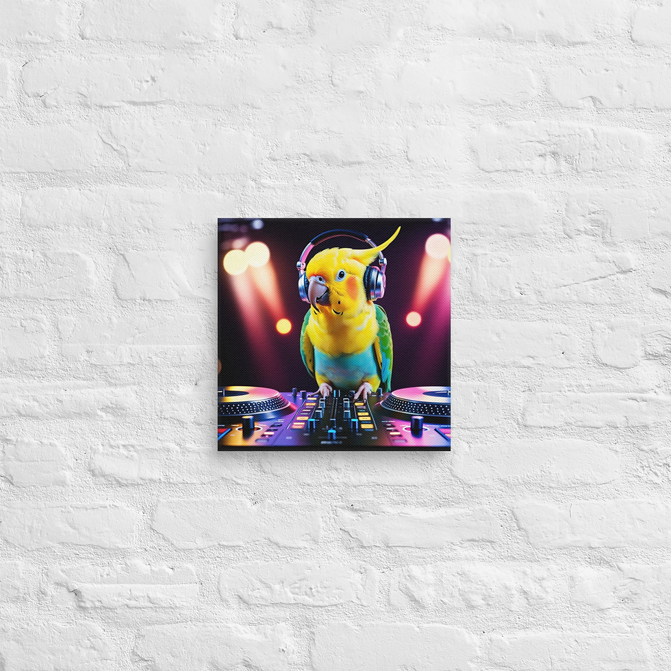 Thumbnail: Cockatiel Deejay Canvas