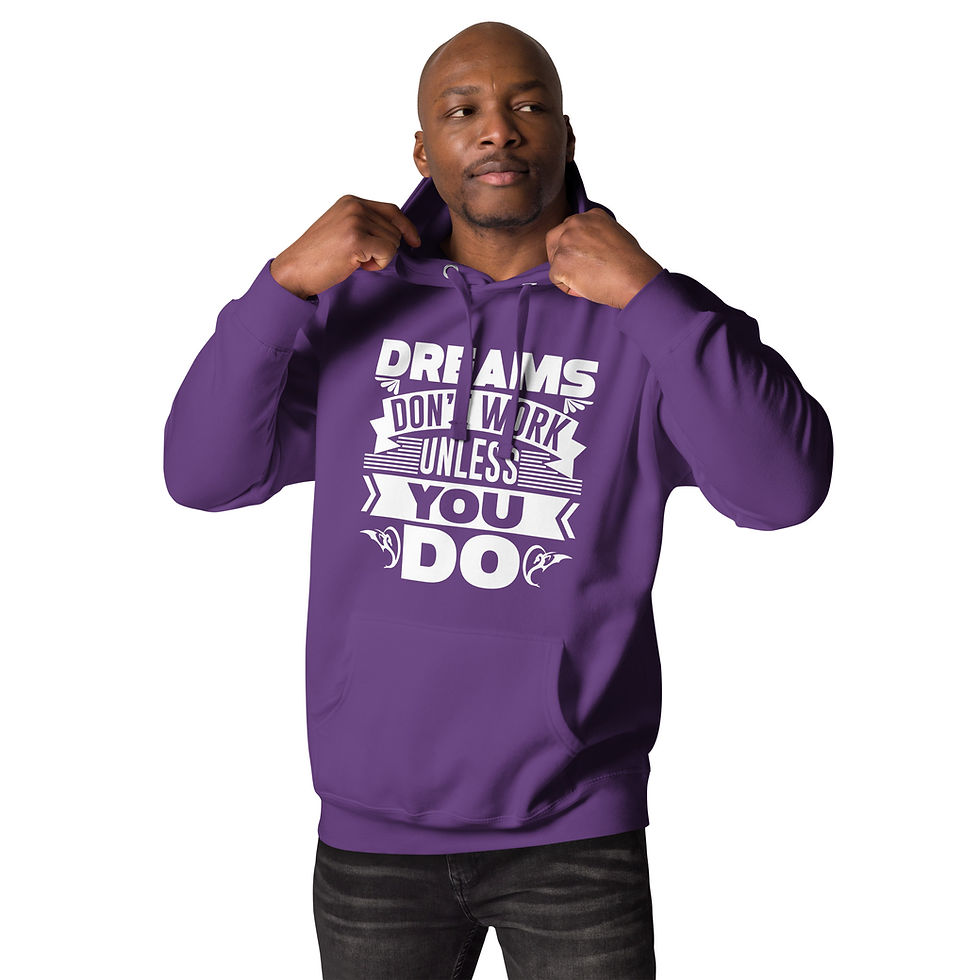 Thumbnail: Dreams and Hard Work -  Unisex Hoodie
