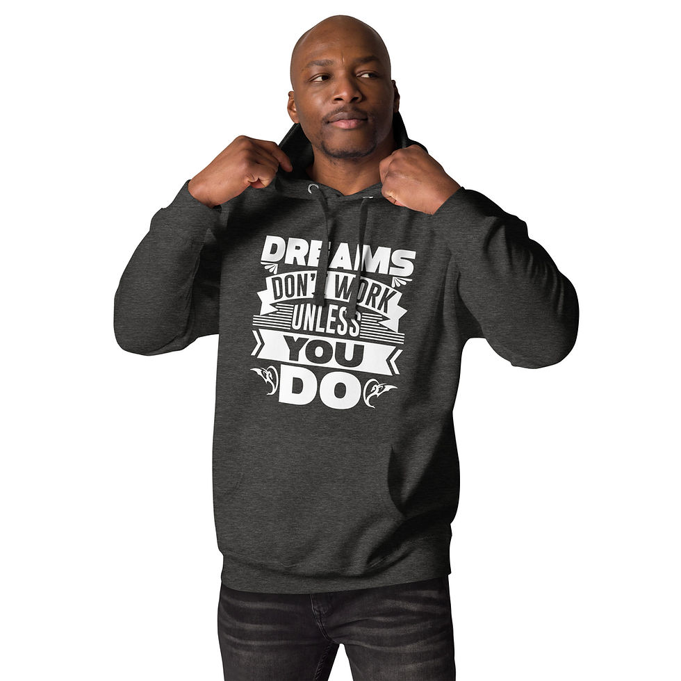 Thumbnail: Dreams and Hard Work -  Unisex Hoodie