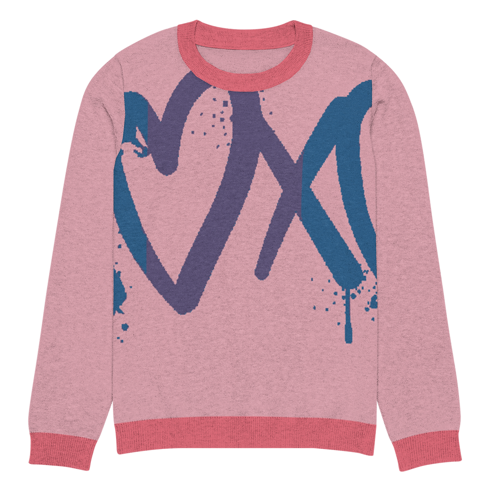 Thumbnail: XOXO Knitted Crew Neck Sweater