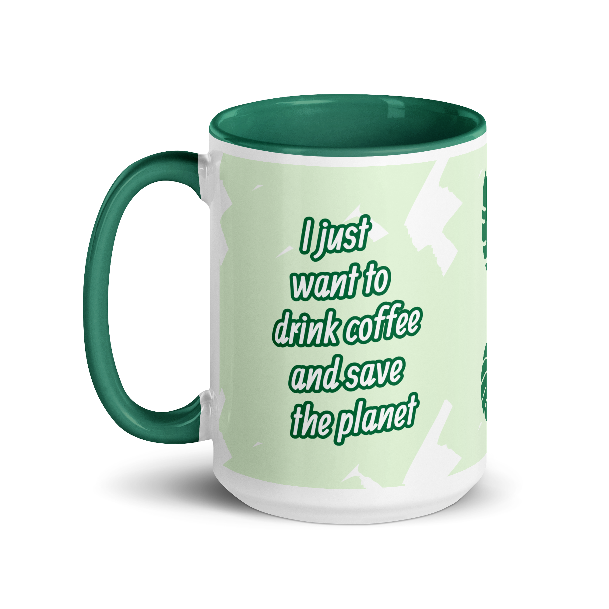 Drink Coffee... Mug with Color Inside