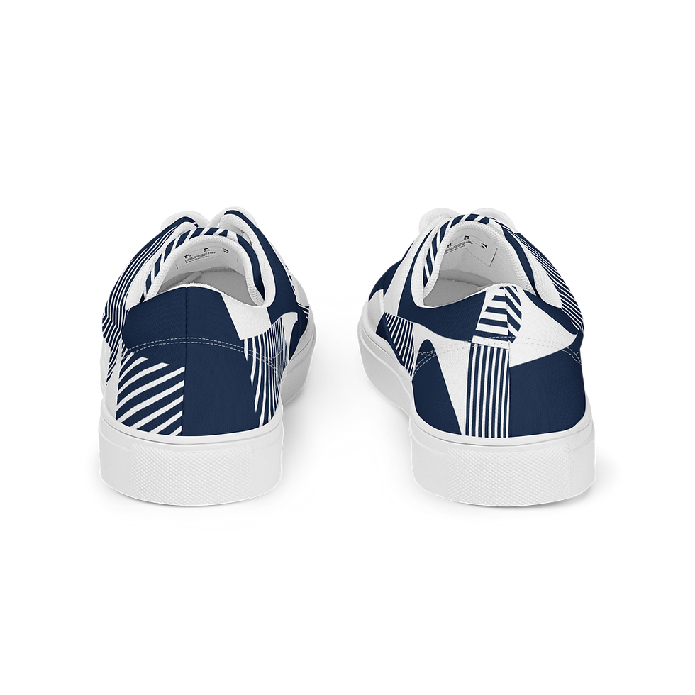 Thumbnail: Designer Women’s Lace-Up Canvas Shoes
