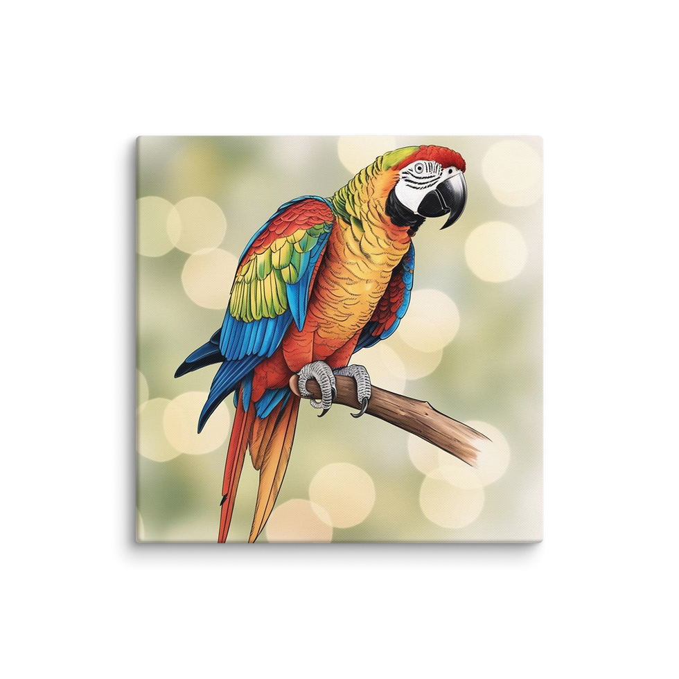 Thumbnail: Tropical Parrot Canvas