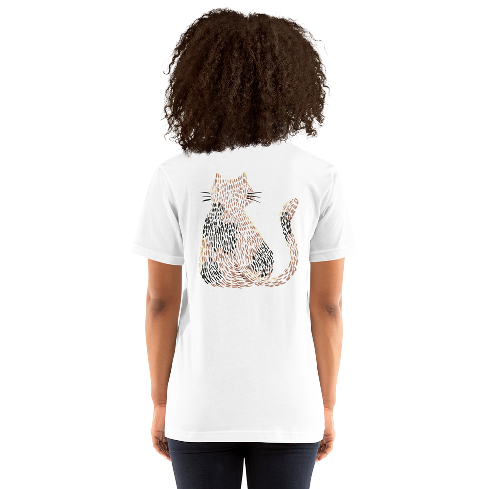 Thumbnail: Kitty and the Sunset Graphic T-Shirt (Front & Back Print)