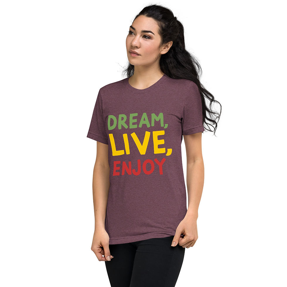 Thumbnail: Dream Live Enjoy - Short Sleeve T-Shirt