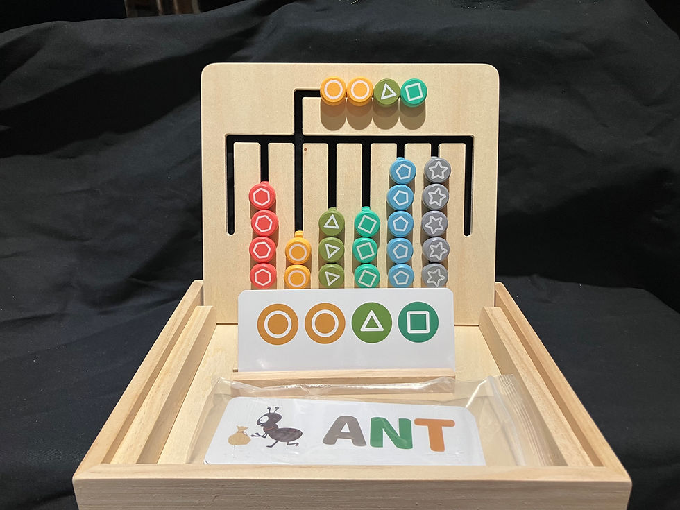 Thumbnail: Letter & Shape wooden puzzle G6