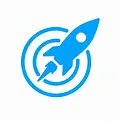 StrategicGrowthAI rocket icon with signifying successful market launch of business and product for competitive intelligence
