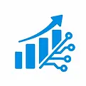StrategicGrowthAI AI strategy icon illustrating data-driven business growth planning