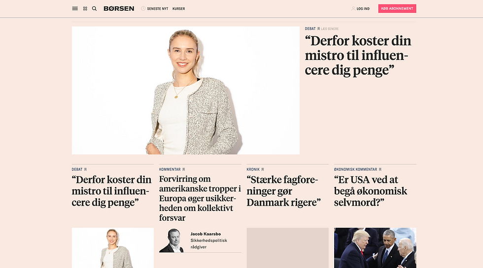 Derfor koster mistro til influencer marketing virksomheder millioner