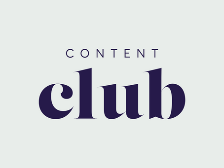 Blåt ContentClub logo