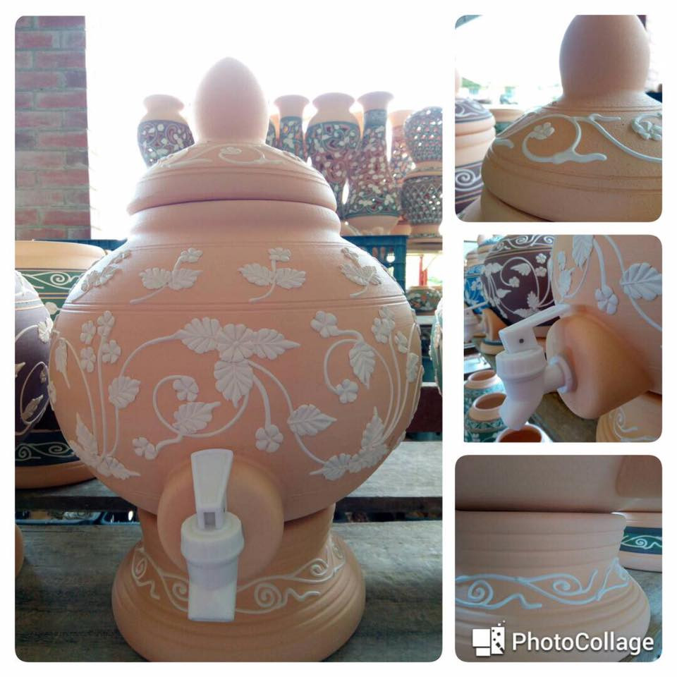Thumbnail: Handmade Claypot Water Dispenser 7litres