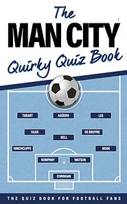 Football Quiz Books - Man City book cove