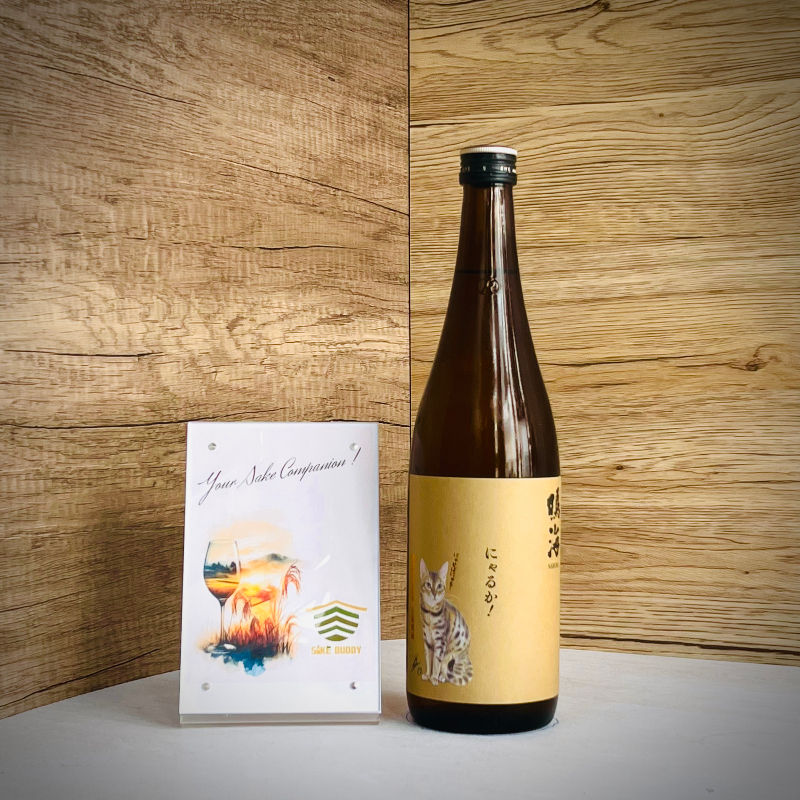 鳴海 貓插圖 純米酒 清酒