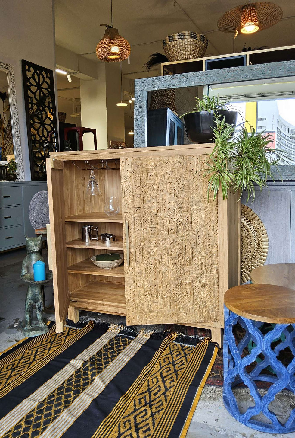 Thumbnail: Ikat 2Door  Bar Cabinet 100