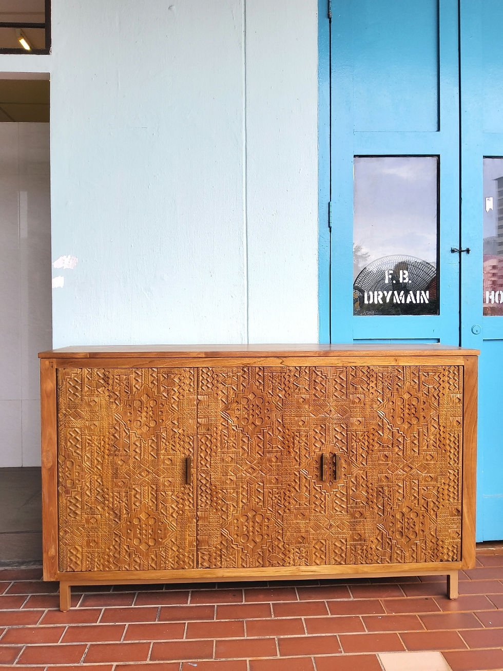 Thumbnail: Ikat 3 Door Cabinet