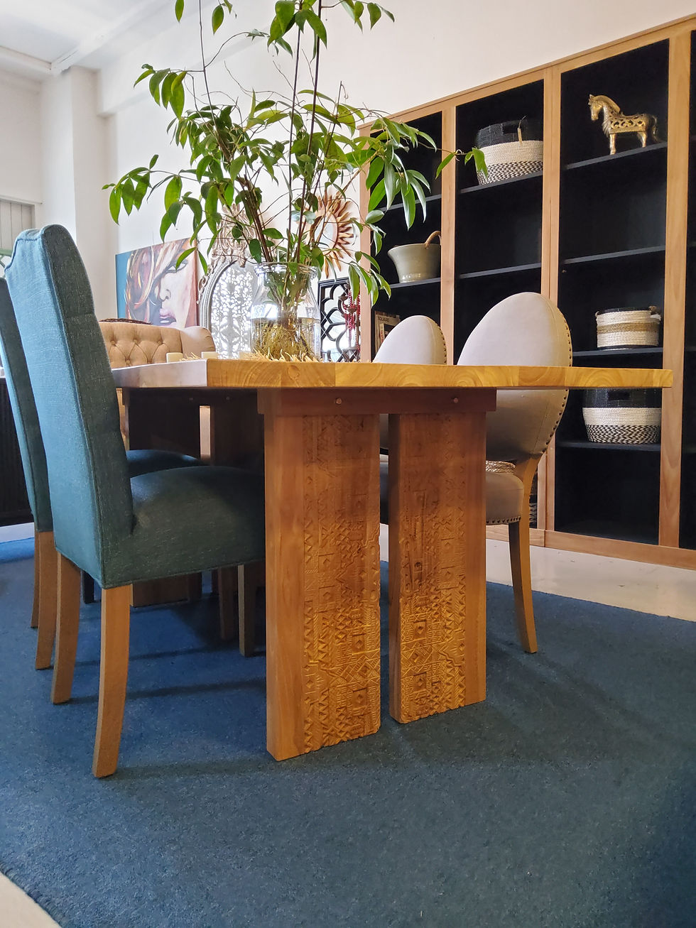 Thumbnail: Ikat Slab  Dining Table 