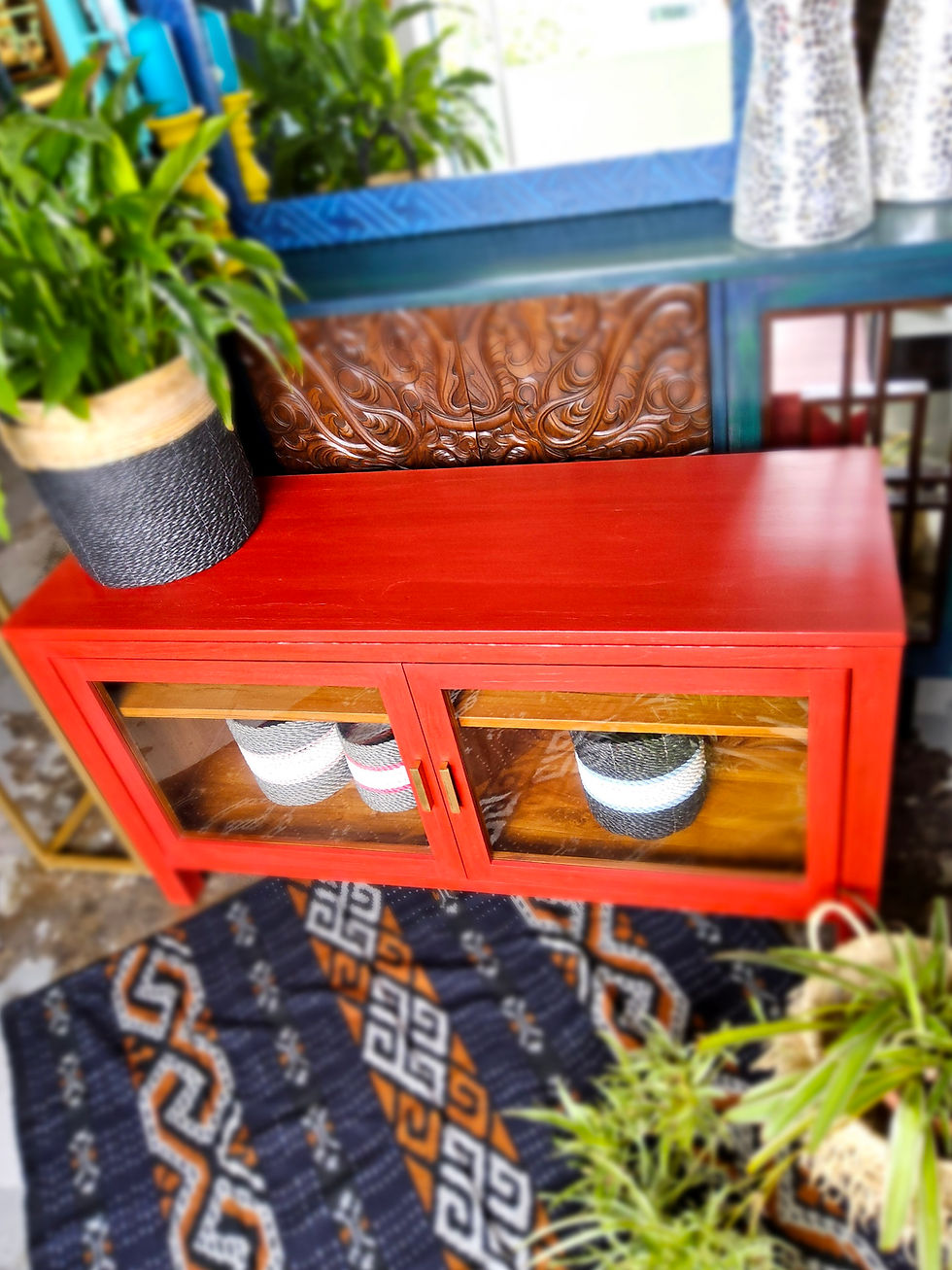 Thumbnail:  Glass Door  Entertainment  Console 