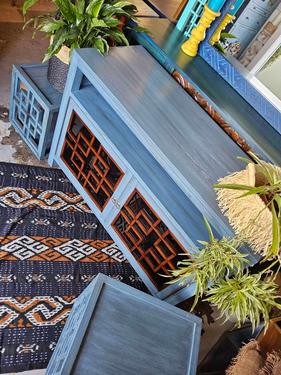 Thumbnail:  Glass Door  Entertainment  Console 