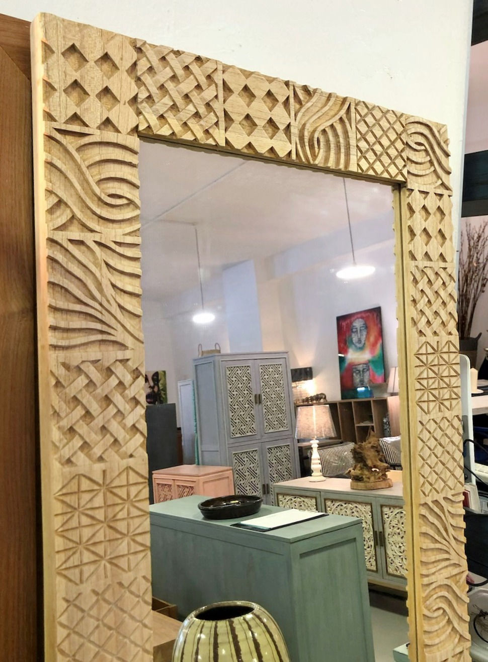 Thumbnail: Tribal Motif Mirror