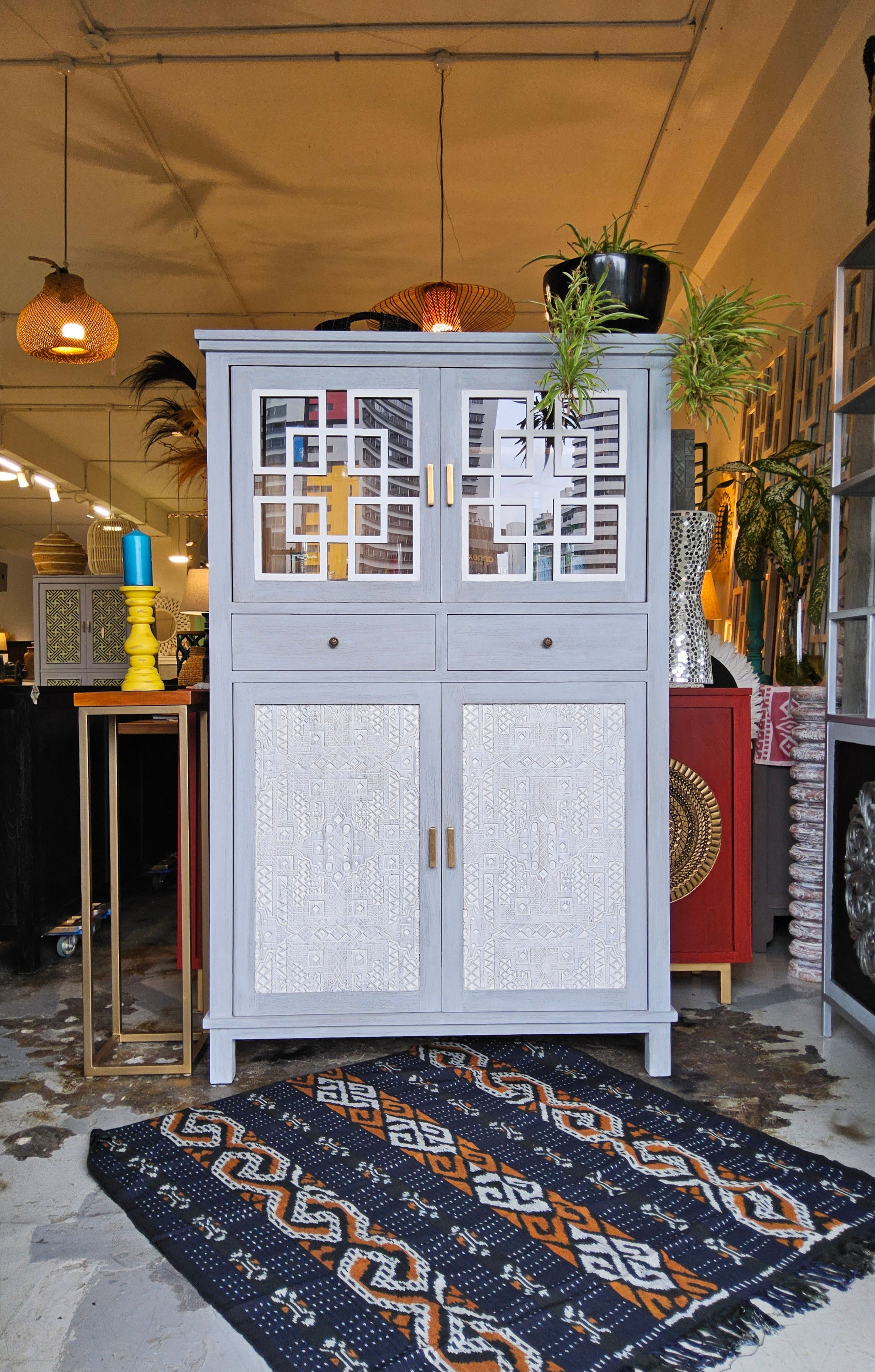 Ikat  Momo 222 Bar Cabinet