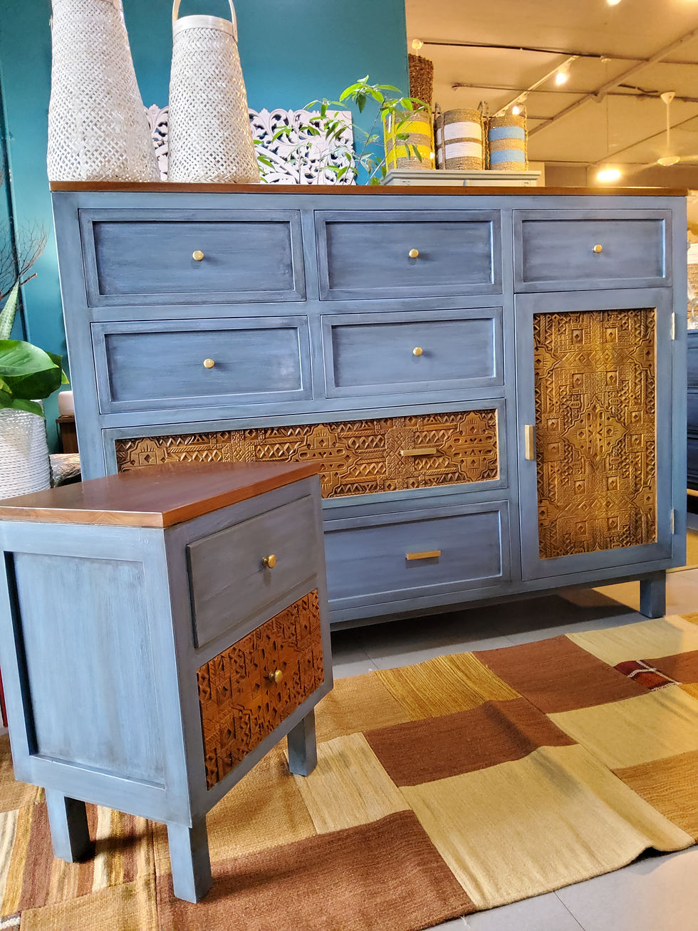 Thumbnail: Ikat 2 Bed Side Table