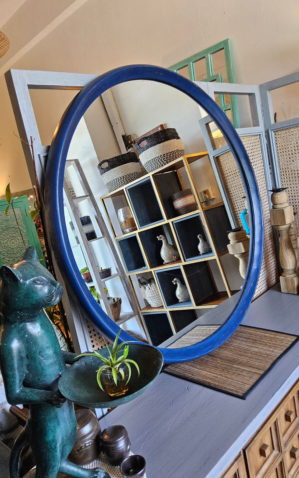 Thumbnail:  Bev Round Mirror