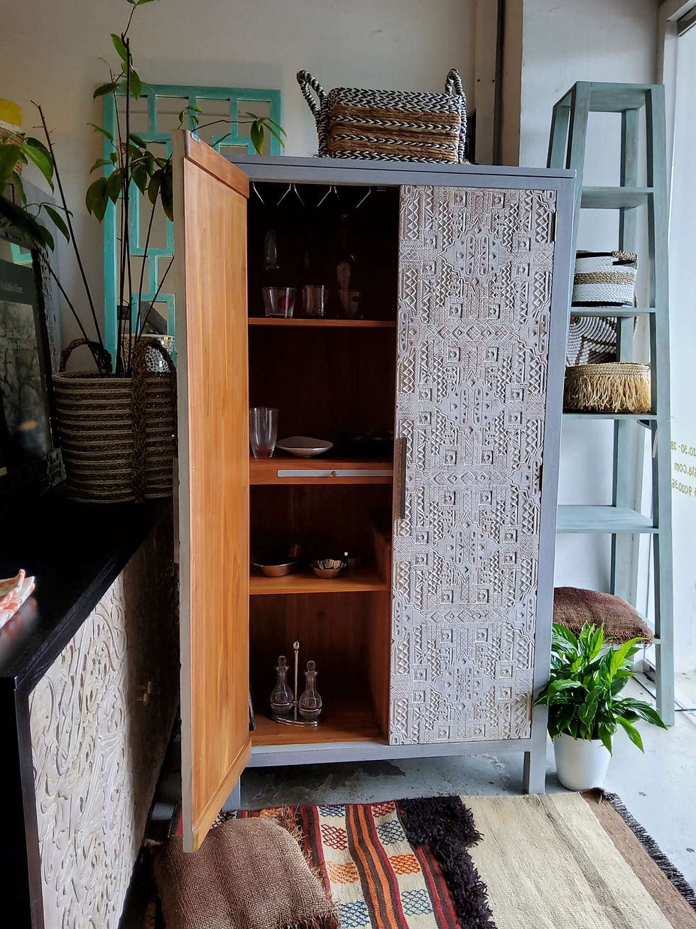 Thumbnail:  Ikat  Tall Cabinet 