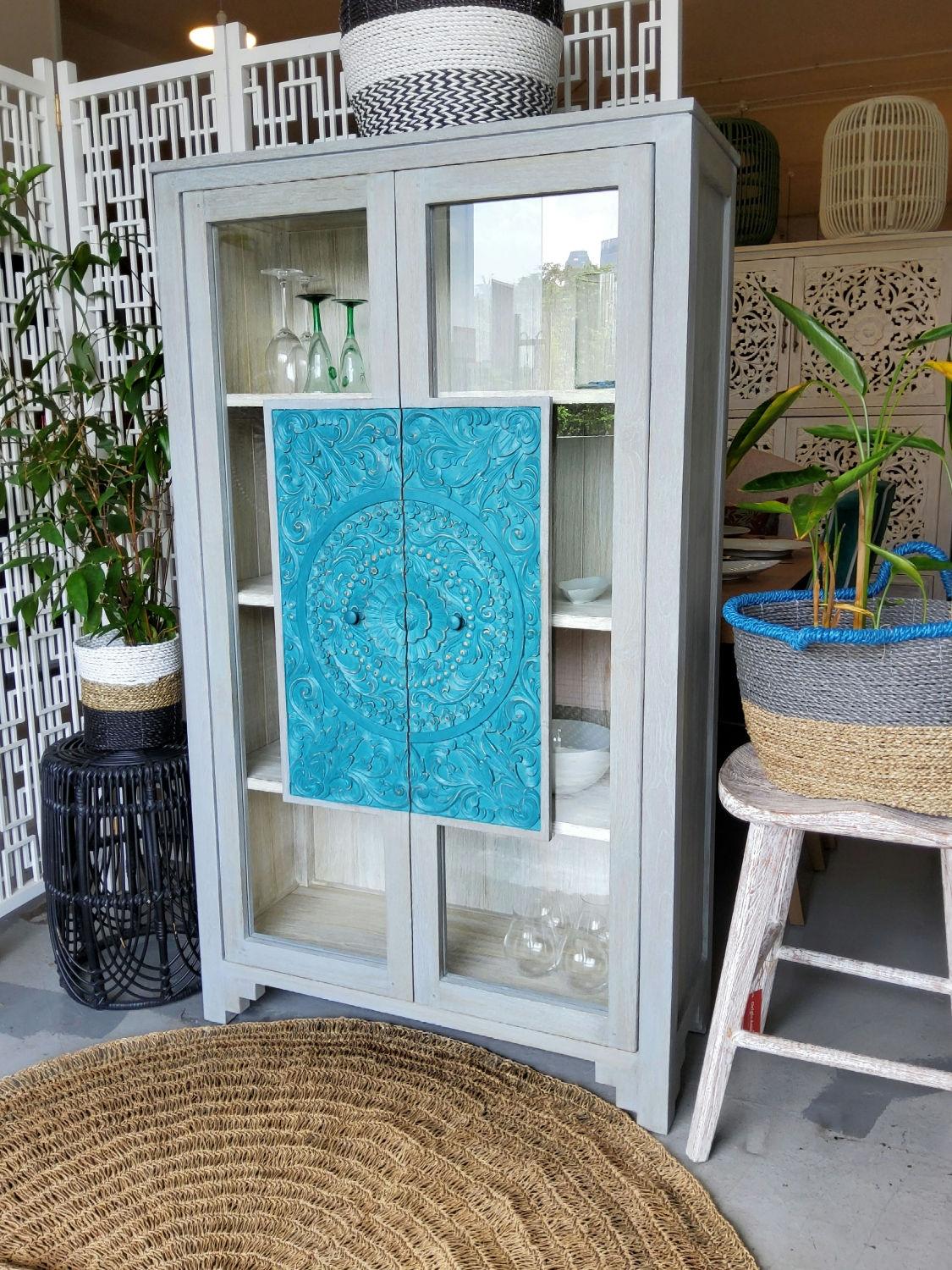 Flora VF Glass Cabinet
