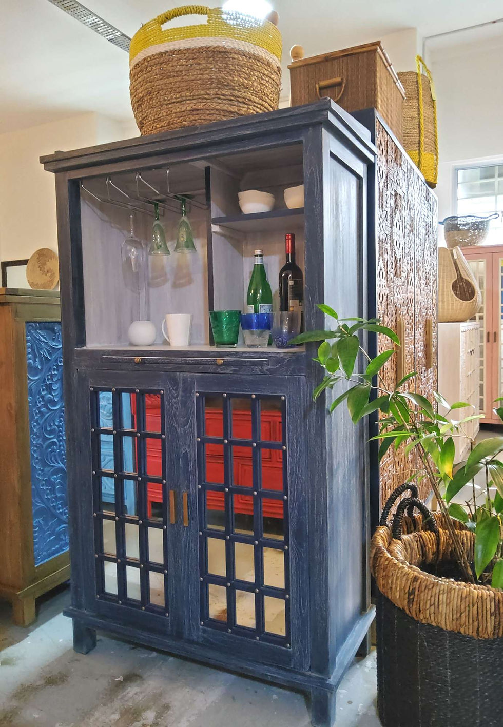 Thumbnail: Sara Open  Bar Cabinet